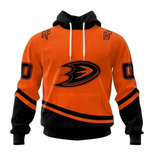 Hoodie NHL Anaheim Ducks Special Two-Tone Design St2401 QTNHL080524A471HD