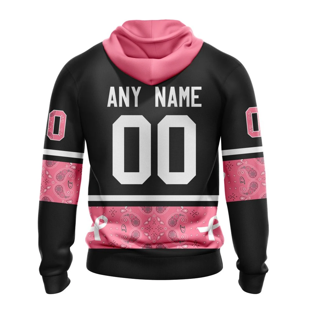 Hoodie NHL Anaheim Ducks, Specialized Design In Classic Style With Paisley! In October We Wear Pink Breast Cancer QTNHL080524A3604HD - Image 2