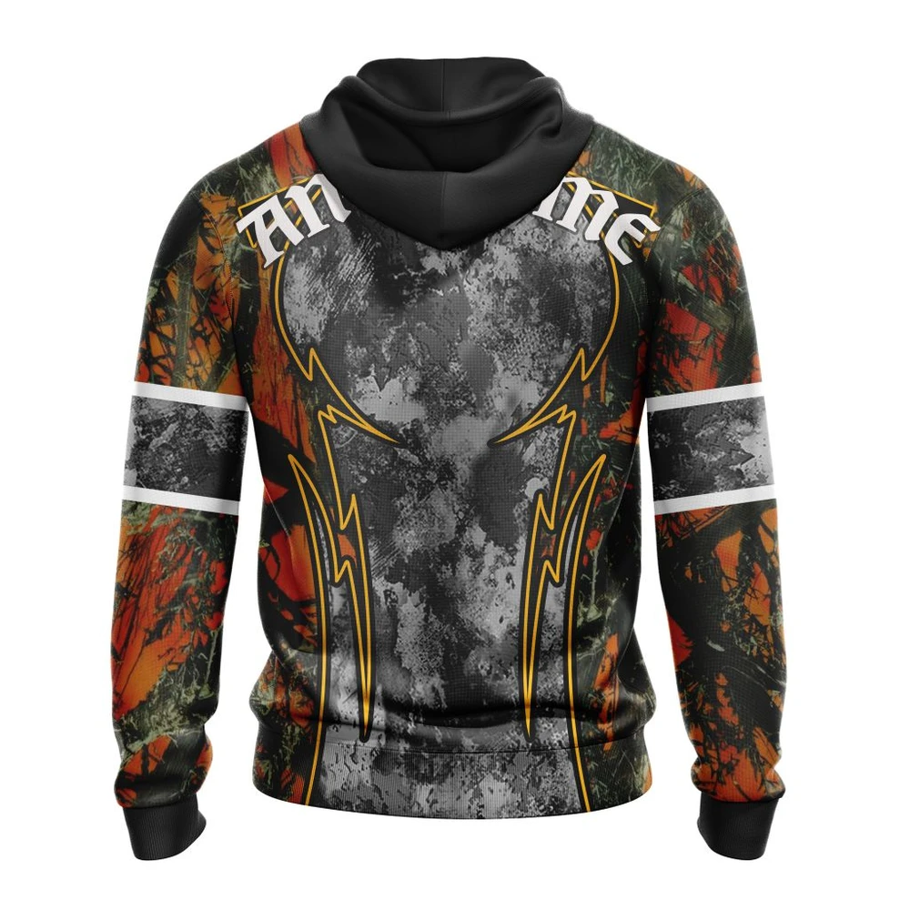 Hoodie NHL Anaheim Ducks, Specialized Design Wih Camo Concepts For Hungting In Forest QTNHL080524A3663HD - Image 2