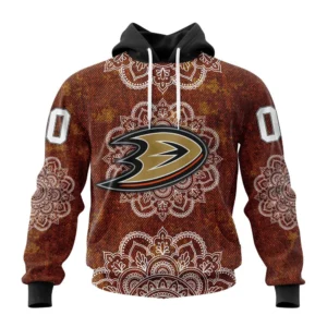 Hoodie NHL Anaheim Ducks, Specialized Mandala Style St2201 QTNHL080524A431HD
