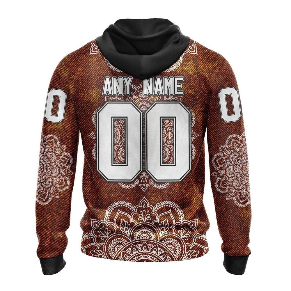 Hoodie NHL Anaheim Ducks, Specialized Mandala Style St2201 QTNHL080524A431HD - Image 2