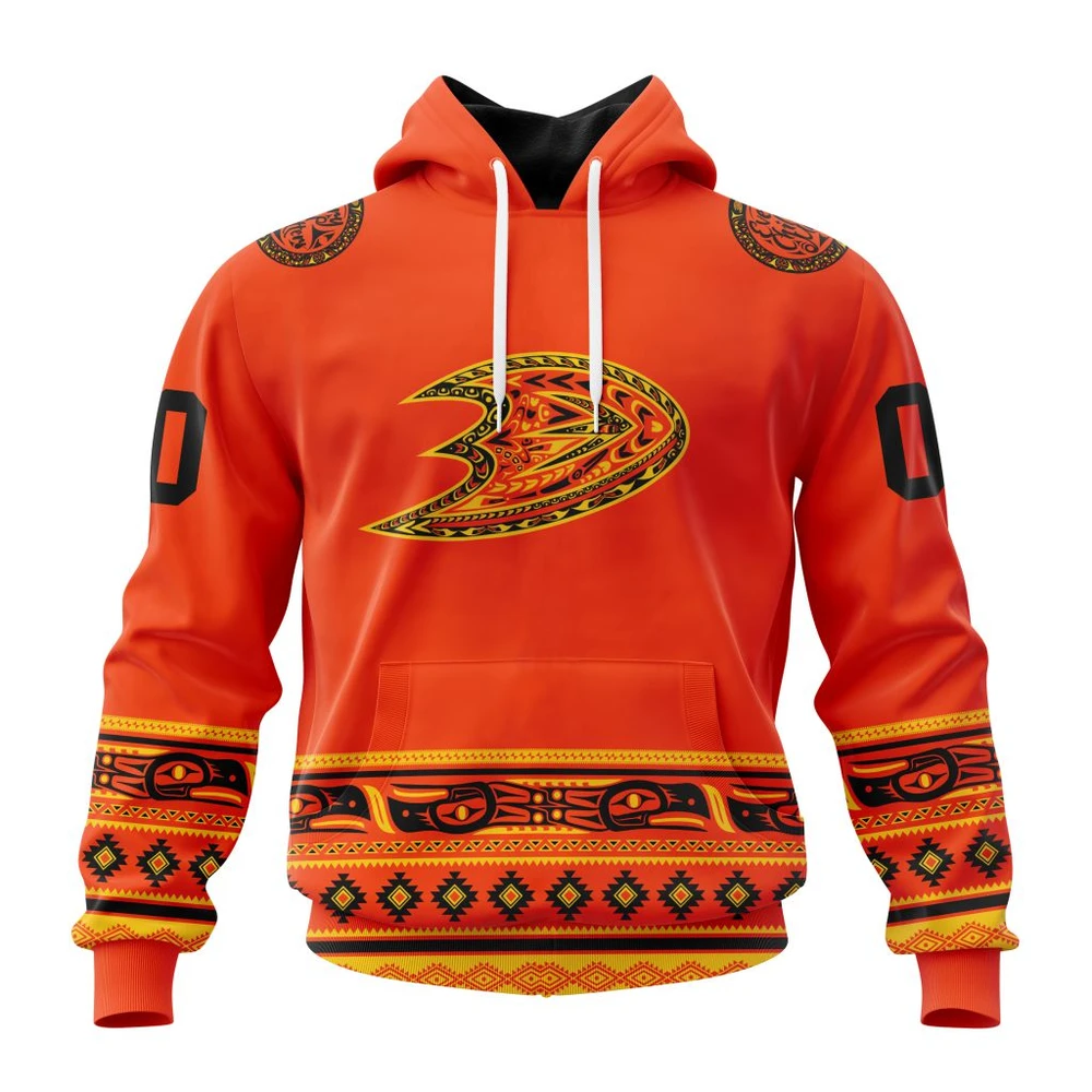 Hoodie NHL Anaheim Ducks, Specialized National Day For Truth And Reconciliation QTNHL080524A3092HD