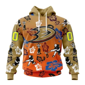 Hoodie NHL Anaheim Ducks X Hawaii Specialized Design For Hawaiia V0122 QTNHL080524A3795HD