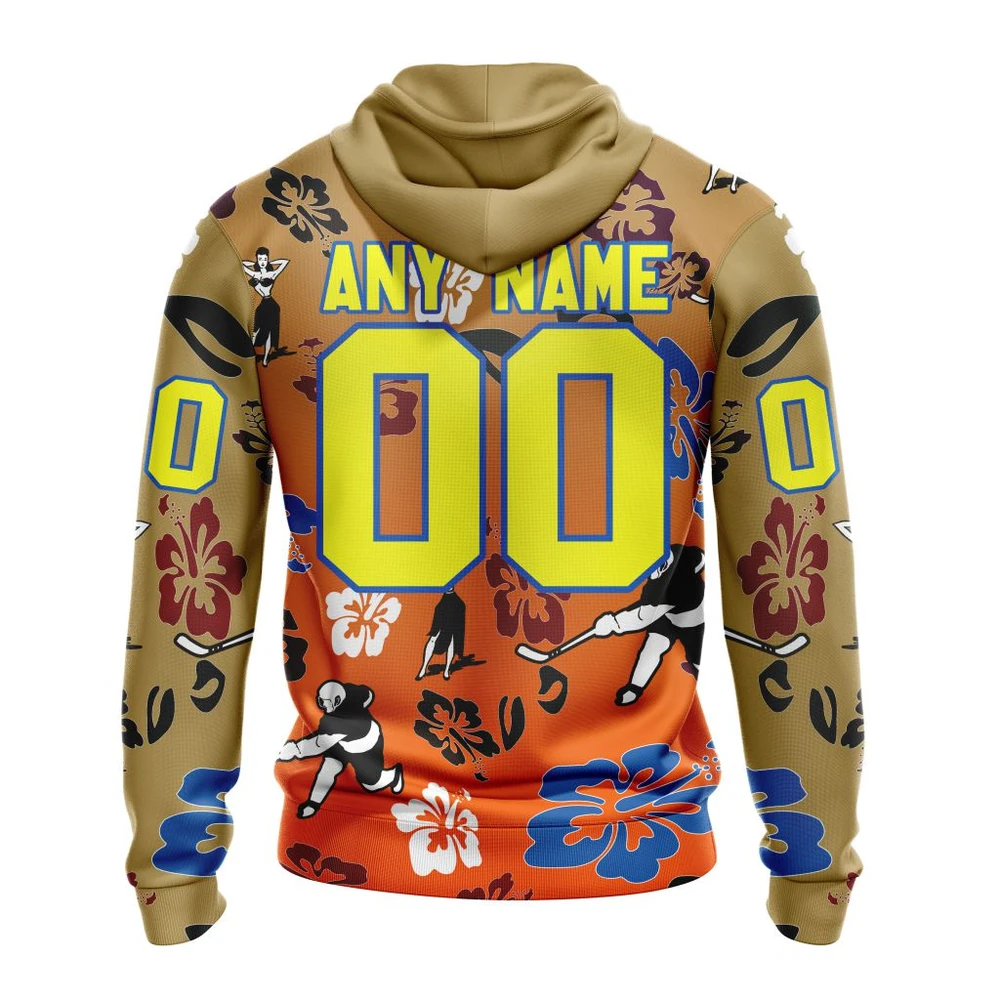 Hoodie NHL Anaheim Ducks X Hawaii Specialized Design For Hawaiia V0122 QTNHL080524A3795HD - Image 2