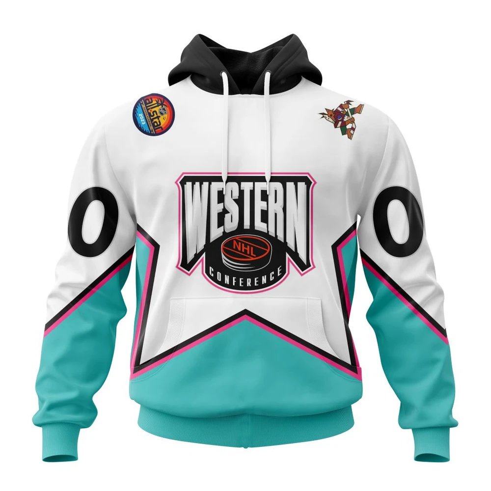 Hoodie NHL Arizona Coyotes All-Star Western Conference QTNHL080524A2368HD