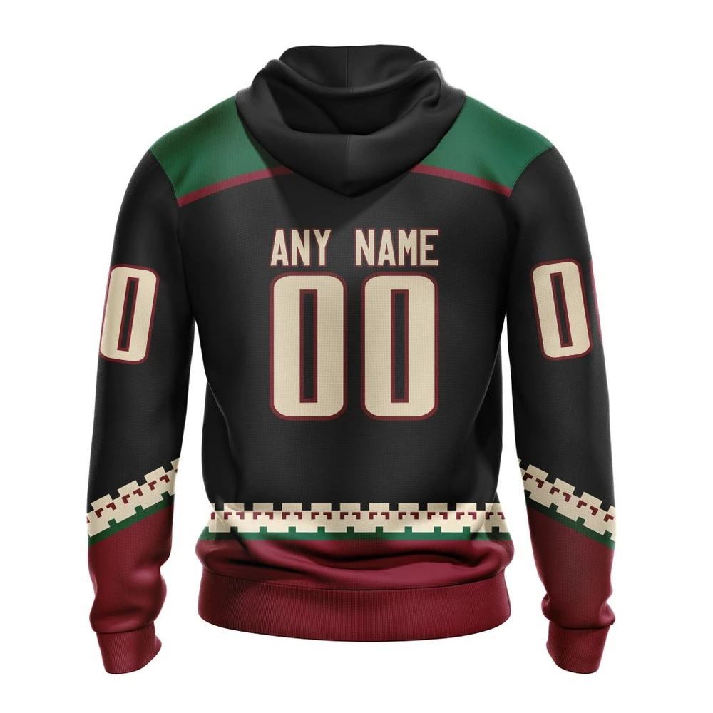 Hoodie NHL Arizona Coyotes Home Kits QTNHL080524A207HD - Image 2