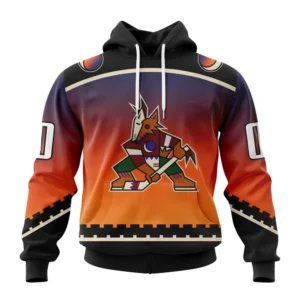 Hoodie NHL Arizona Coyotes Personalize Gradient Series Concept St2301 QTNHL080524A1360HD