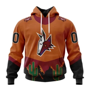 Hoodie NHL Arizona Coyotes Reverse Retro Kits QTNHL080524A357HD