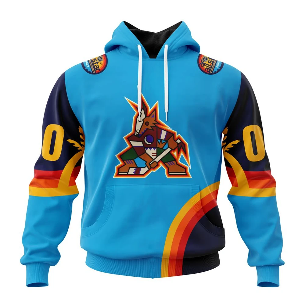 Hoodie NHL Arizona Coyotes Special All-Star Game Design With Atlantic Ocean QTNHL080524A2580HD