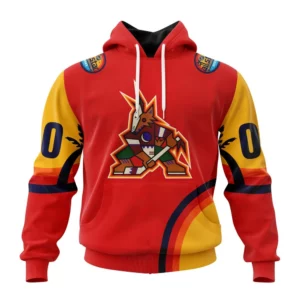Hoodie NHL Arizona Coyotes Special All-Star Game Design With Florida Sunset QTNHL080524A2610HD