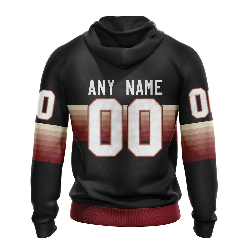 Hoodie NHL Arizona Coyotes Special Black And Gradient Design St2301 QTNHL080524A1423HD - Image 2
