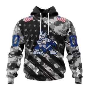 Hoodie NHL Arizona Coyotes Special Camo Military Design St2301 QTNHL080524A2190HD