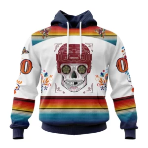 Hoodie NHL Arizona Coyotes Special Design For Dia De Los Muertos St2301 QTNHL080524A1463HD