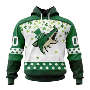 Hoodie NHL Arizona Coyotes Special Design For St. Patrick Day St2401 QTNHL080524A1260HD