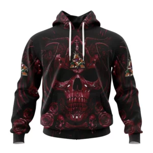 Hoodie NHL Arizona Coyotes Special Design With Skull Art St2203 QTNHL080524A3135HD