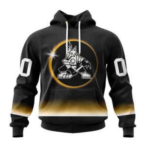 Hoodie NHL Arizona Coyotes Special Eclipse Design St2401 QTNHL080524A646HD