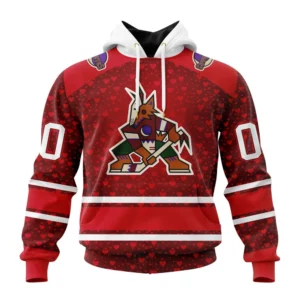 Hoodie NHL Arizona Coyotes Special Gift For Valentines Day St2401 QTNHL080524A1010HD