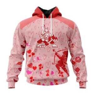 Hoodie NHL Arizona Coyotes Special Gift For Valentines Day St2402 QTNHL080524A979HD