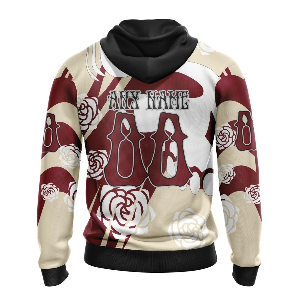 Hoodie NHL Arizona Coyotes Special Grateful Dead Design St2305 QTNHL080524A1292HD - Image 2
