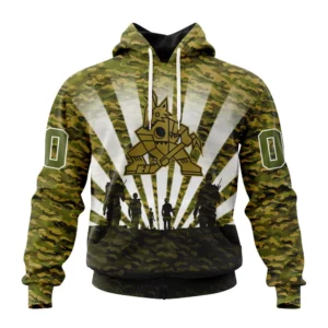 Hoodie NHL Arizona Coyotes Special Military Camo Kits For Veterans Day And Rememberance Day St2201 QTNHL080524A3460HD