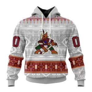 Hoodie NHL Arizona Coyotes Special Native Design St2302 QTNHL080524A2072HD