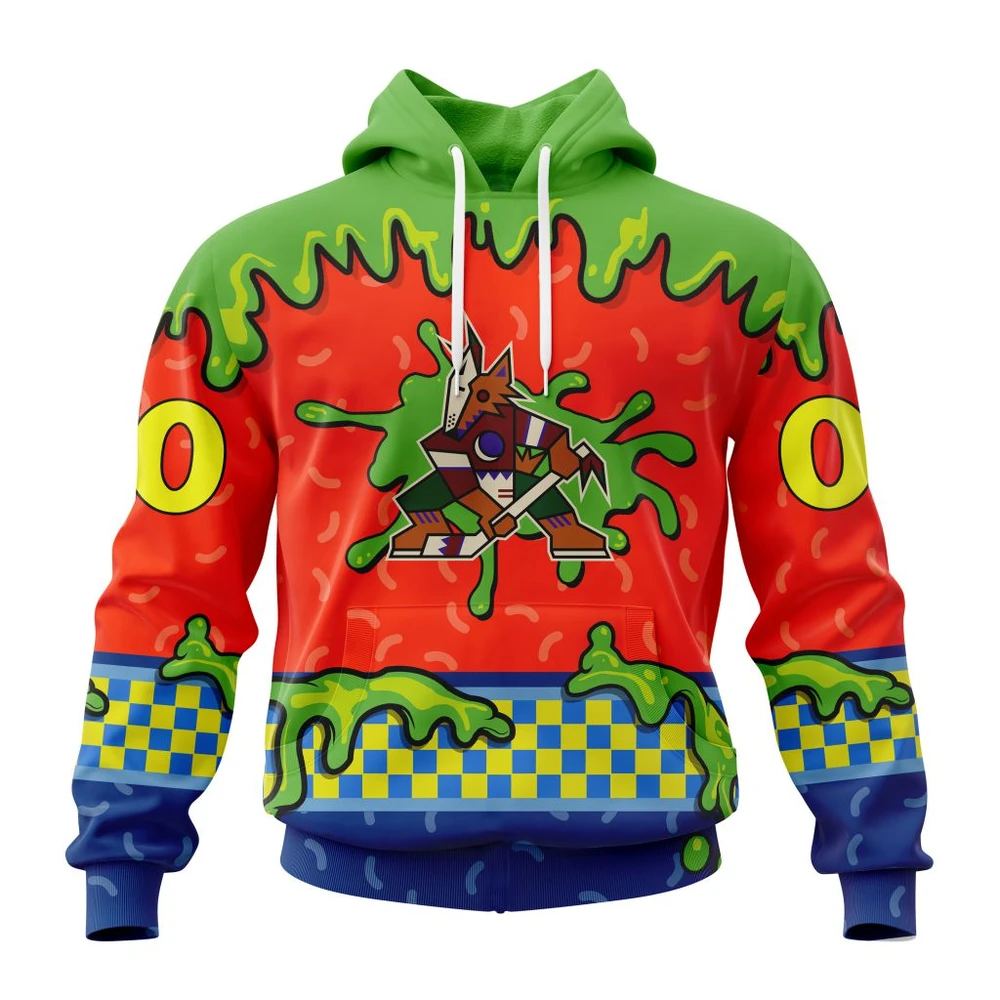 Hoodie NHL Arizona Coyotes Special Nickelodeon Design St2301 QTNHL080524A1197HD