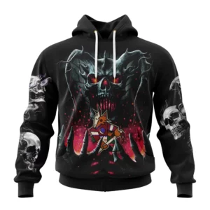 Hoodie NHL Arizona Coyotes Special Skull Art Design St2301 QTNHL080524A1229HD