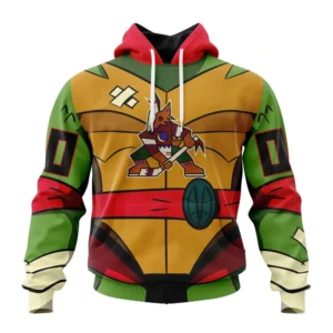 Hoodie NHL Arizona Coyotes Special Teenage Mutant Ninja Turtles Design St2301 QTNHL080524A2284HD