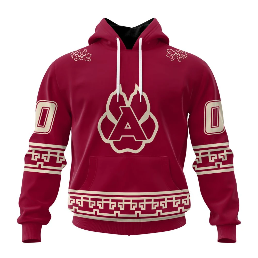 Hoodie NHL Arizona Coyotes Special Two-Tone Design St2401 QTNHL080524A472HD