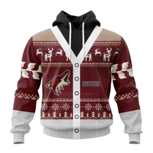 Hoodie NHL Arizona Coyotes, Specialized Chrismas Season QTNHL080524A2810HD