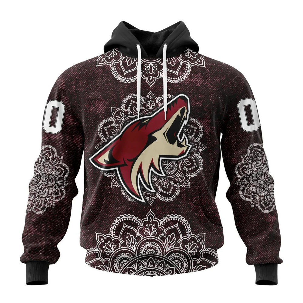 Hoodie NHL Arizona Coyotes, Specialized Mandala Style St2201 QTNHL080524A4067HD