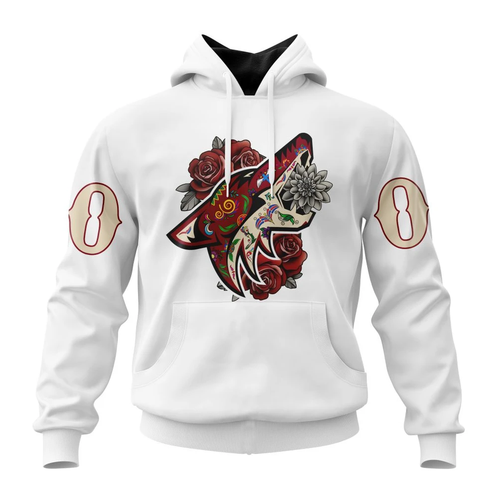 Hoodie NHL Arizona Coyotes, Specialized Unisex Kits Muertos QTNHL080524A2872HD