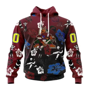 Hoodie NHL Arizona Coyotes X Hawaii Specialized Design For Hawaiia V0122 QTNHL080524A3797HD