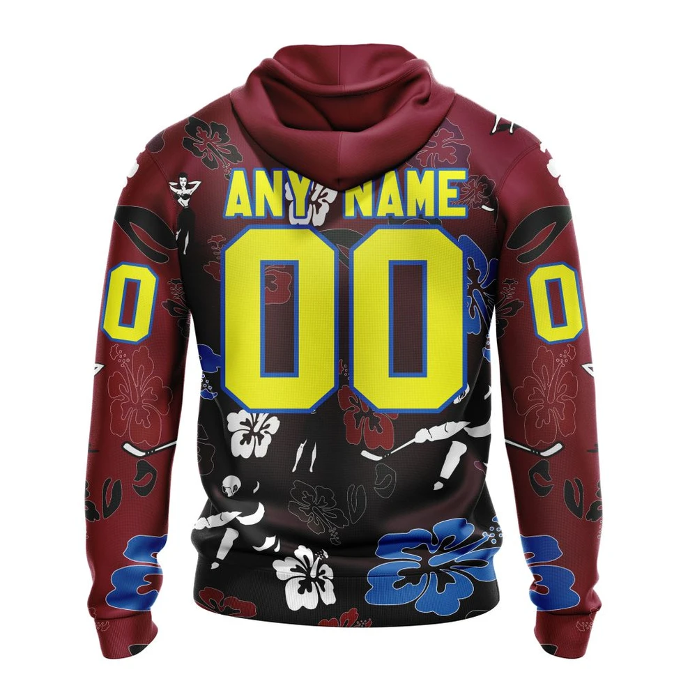 Hoodie NHL Arizona Coyotes X Hawaii Specialized Design For Hawaiia V0122 QTNHL080524A3797HD - Image 2