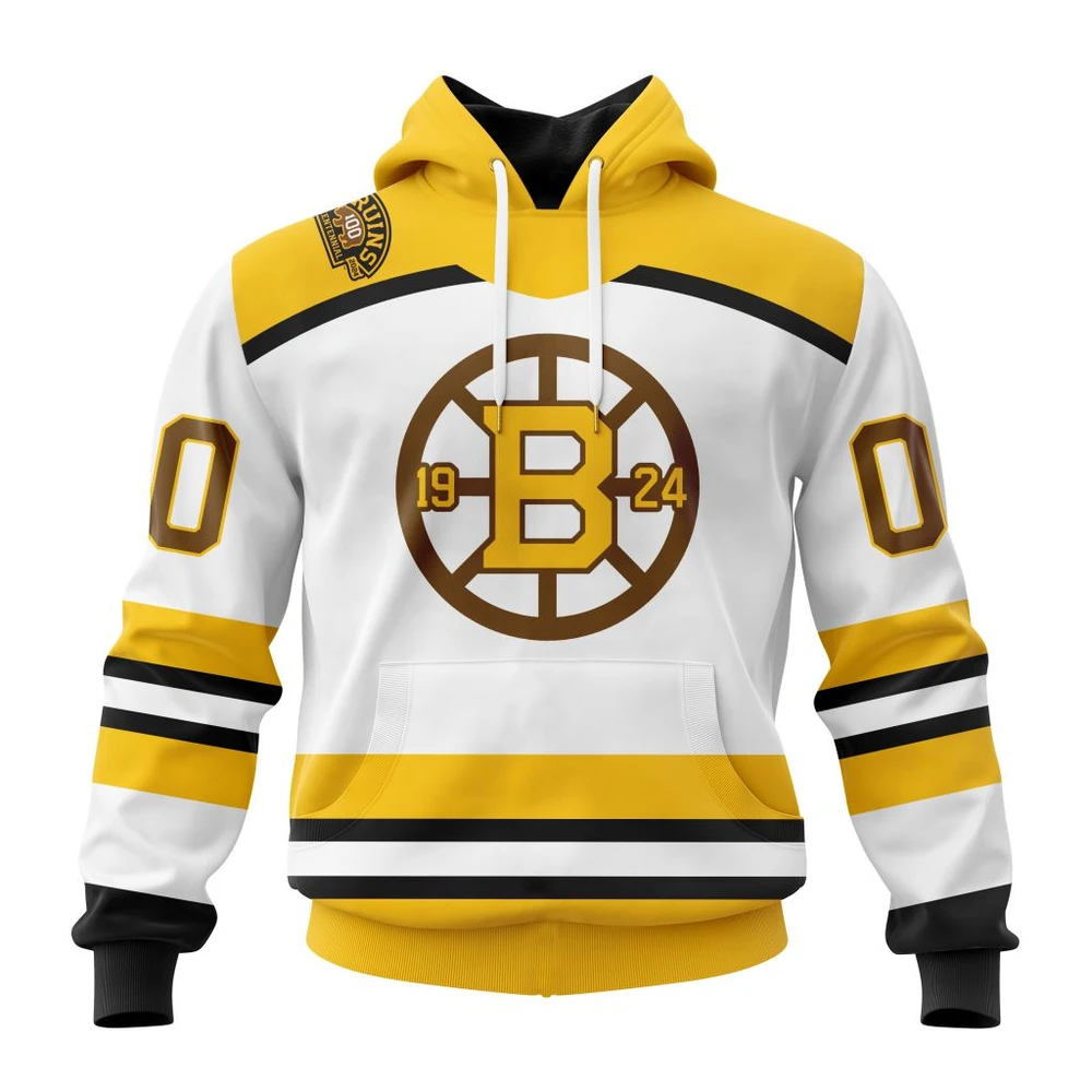 Hoodie NHL Boston Bruins - Centennial Third Kits QTNHL080524A227HD