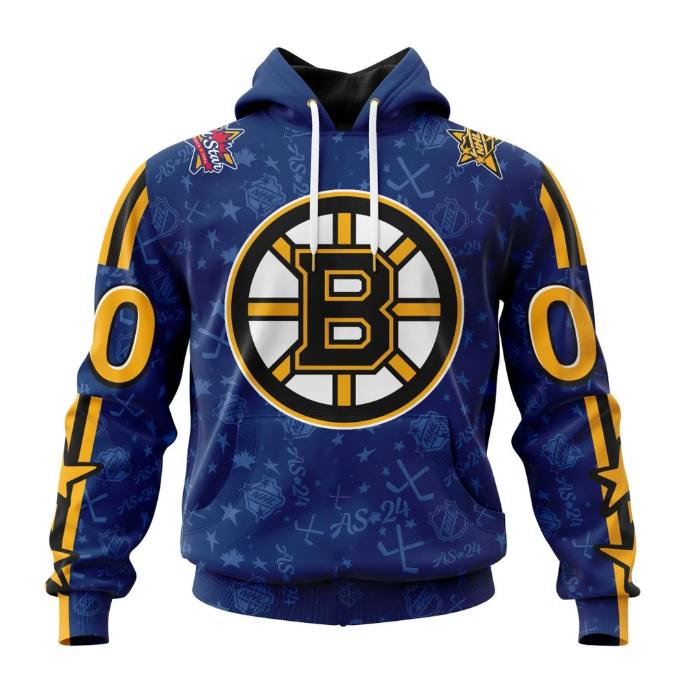 Hoodie NHL Boston Bruins Special All-Star Game Design St2401 QTNHL080524A817HD
