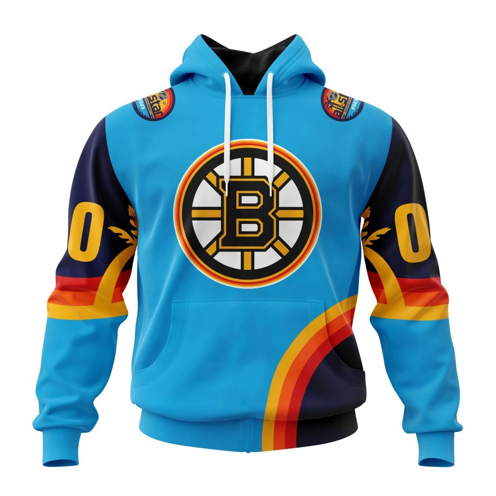 Hoodie NHL Boston Bruins Special All-Star Game Design With Atlantic Ocean QTNHL080524A2578HD