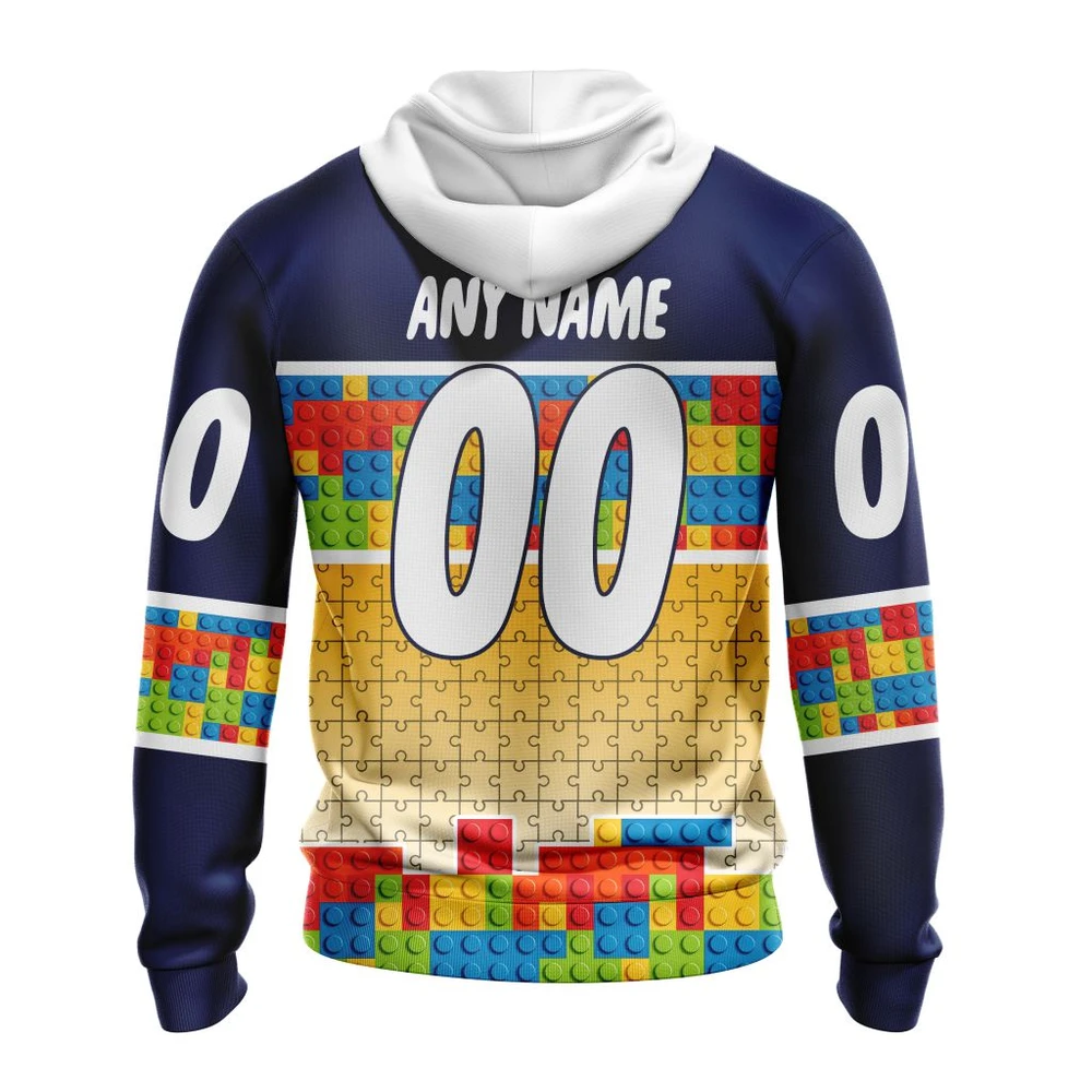 Hoodie NHL Boston Bruins Special Autism Awareness Design V2301 QTNHL080524A2251HD - Image 2