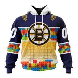 Hoodie NHL Boston Bruins Special Autism Awareness Design V2301 QTNHL080524A2251HD