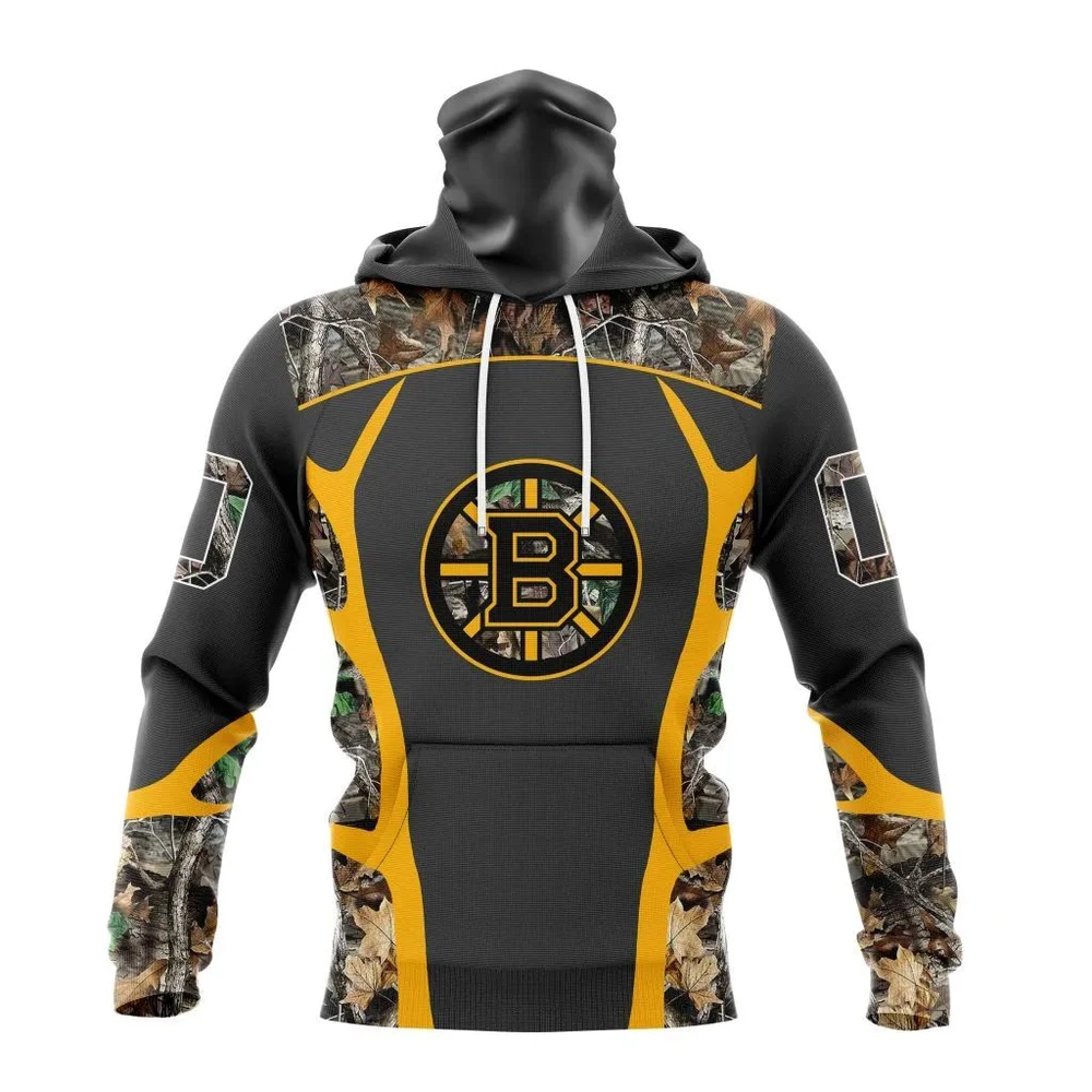 Hoodie NHL Boston Bruins Special Camo Hunting Design V2302 QTNHL080524A70HD