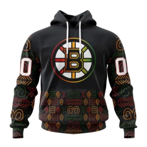 Hoodie NHL Boston Bruins Special Design For Black History Month St2401 QTNHL080524A1072HD