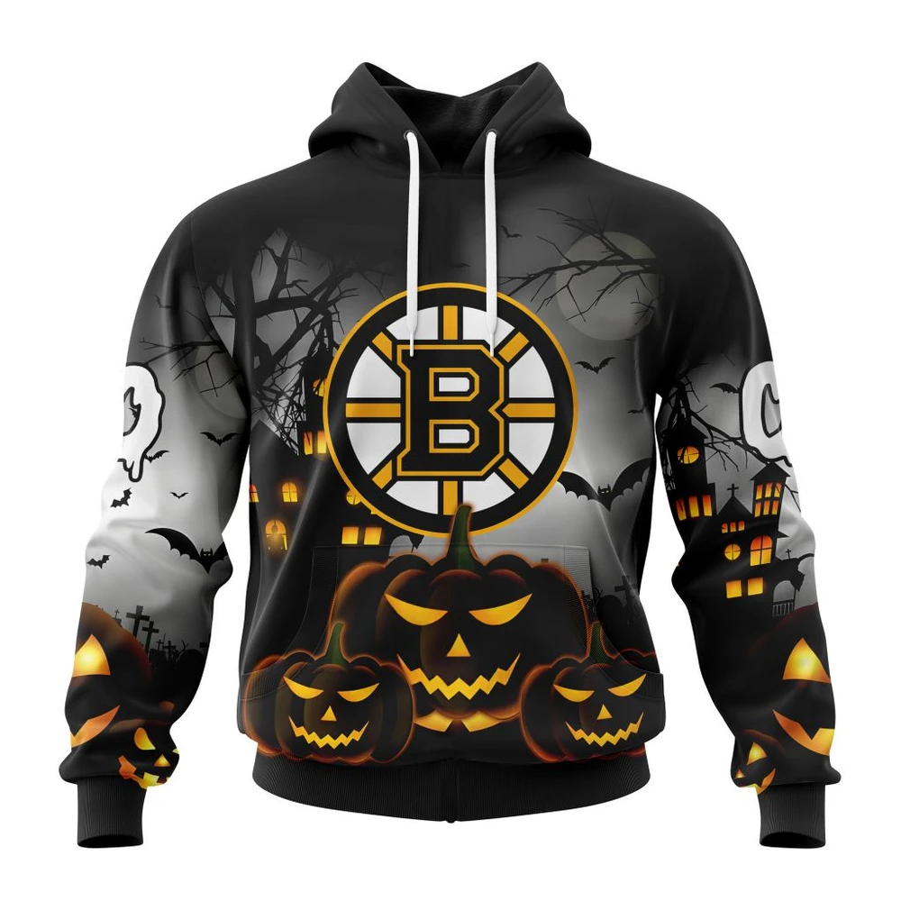 Hoodie NHL Boston Bruins Special Design For Halloween St2302 QTNHL080524A2009HD
