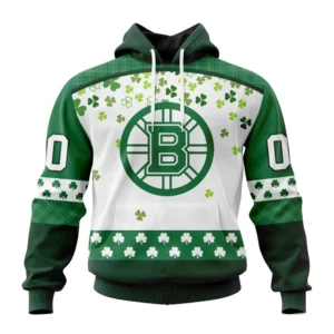 Hoodie NHL Boston Bruins Special Design For St. Patrick Day St2401 QTNHL080524A177HD
