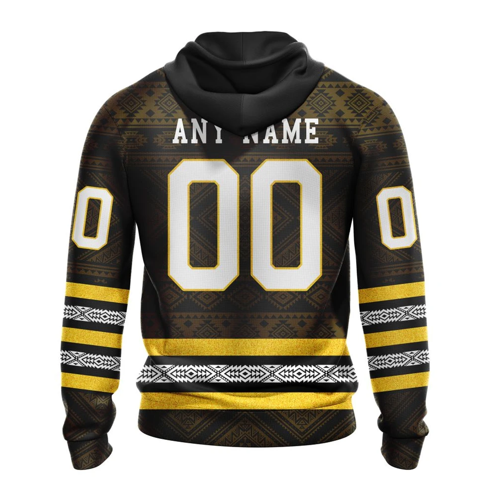 Hoodie NHL Boston Bruins Special Design With Native Pattern St2303 QTNHL080524A1328HD - Image 2