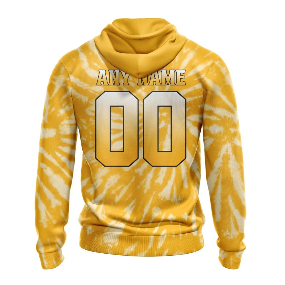 Hoodie NHL Boston Bruins Special Retro Vintage Tie Dye St2201 QTNHL080524A50HD - Image 2