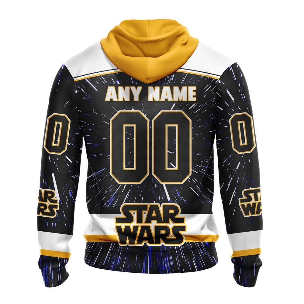 Hoodie NHL Boston Bruins Special Star Wars Design St2303 QTNHL080524A1134HD - Image 2