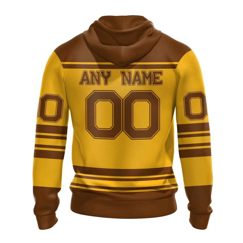 Hoodie NHL Boston Bruins Special Two-Tone Design St2401 QTNHL080524A470HD - Image 2
