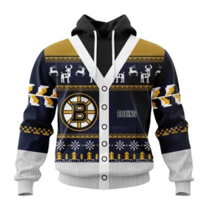 Hoodie NHL Boston Bruins Specialized Chrismas Season QTNHL080524A2808HD