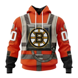 Hoodie NHL Boston Bruins Star Wars Rebel Pilot Design St2201 QTNHL080524A2337HD