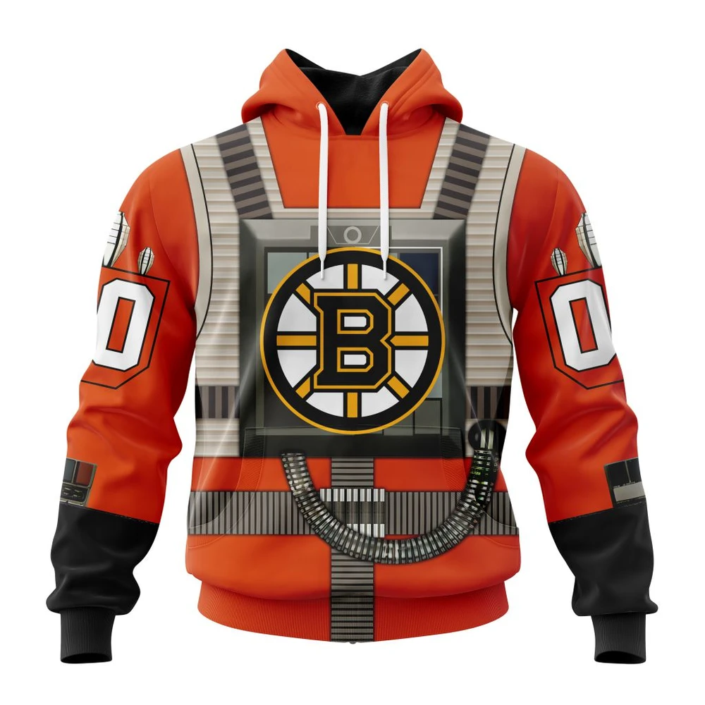 Hoodie NHL Boston Bruins Star Wars Rebel Pilot Design St2201 QTNHL080524A2337HD